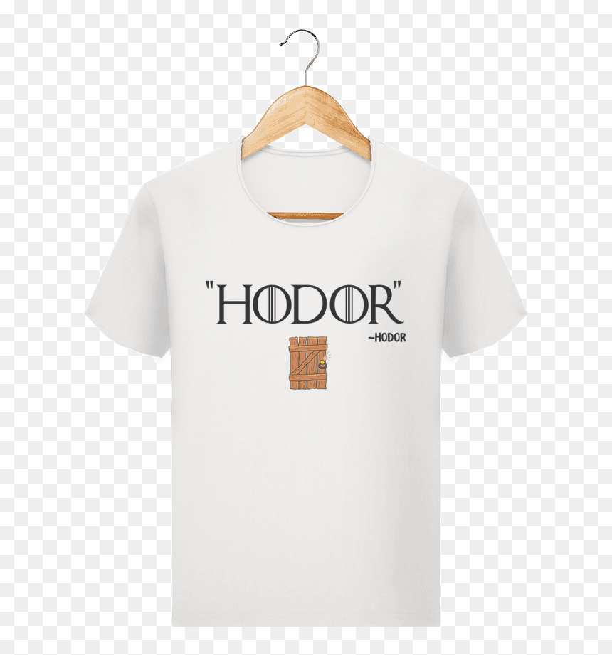 T-shirt Homme Stanley Imagines Vintage Hodor Par Tunetoo, HD Png Download - hodor png