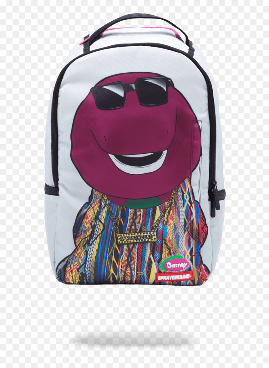Biggie Barney Sprayground, HD Png Download - backpack emoji png