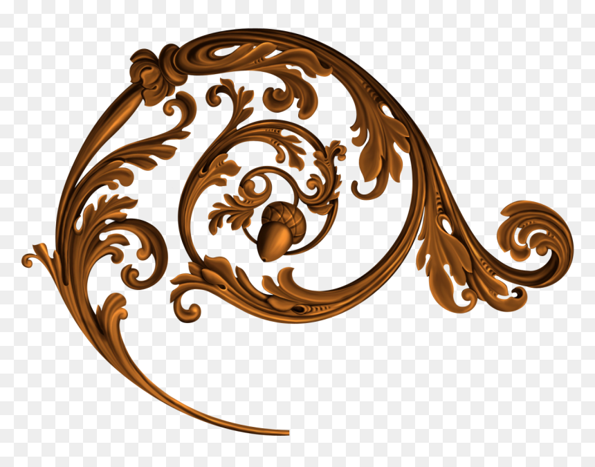 Autumn Elegance Textile Design, Flower Art, Baroque, - Flower Png Hd In Textile Designing, Transparent Png - flower art png