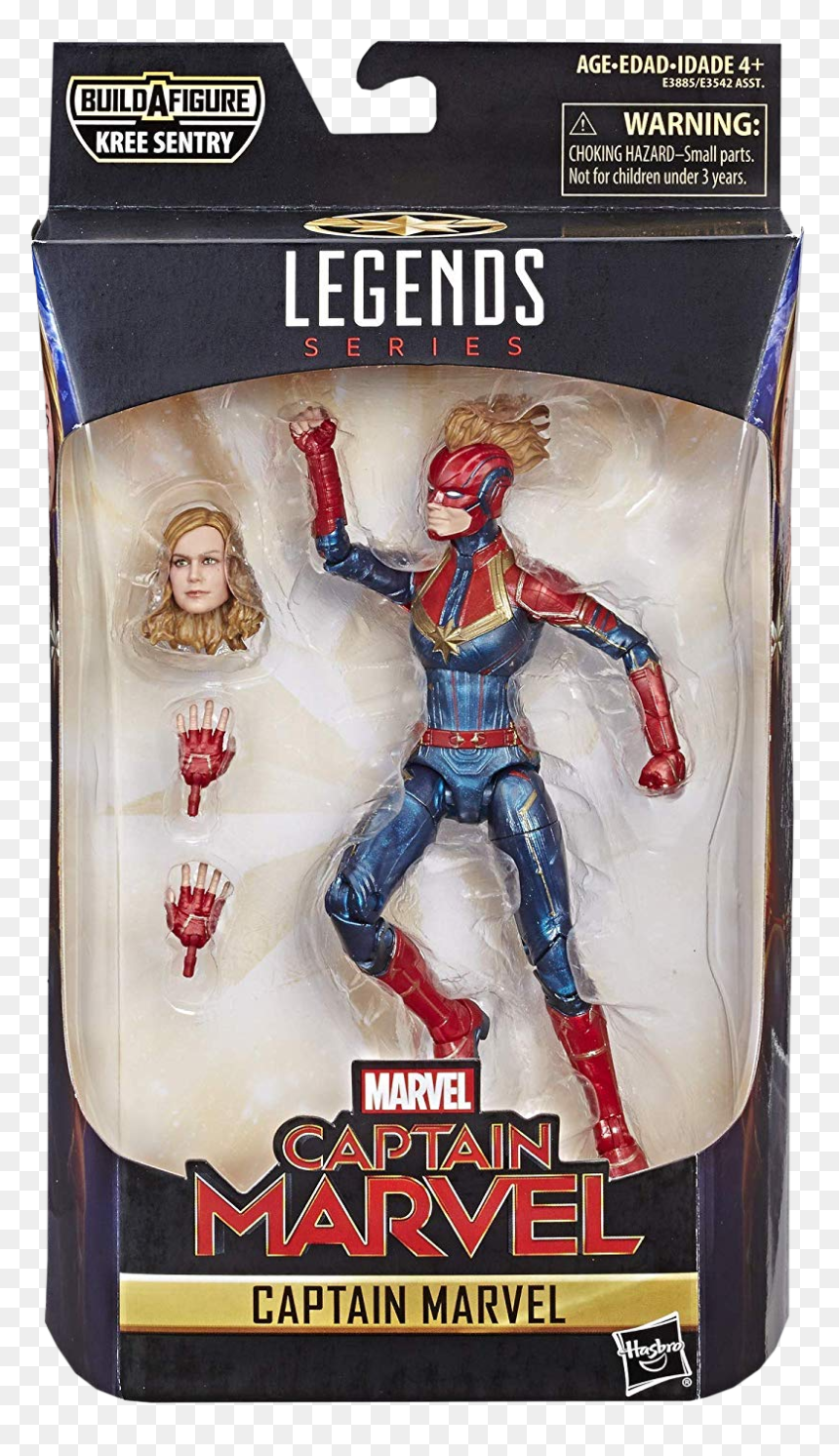 Captain Marvel - Marvel Legends Series Captain Marvel, HD Png Download - legends of tomorrow png