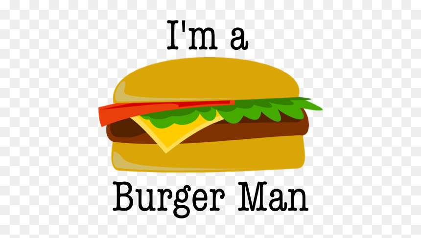Burger, HD Png Download - man bun png