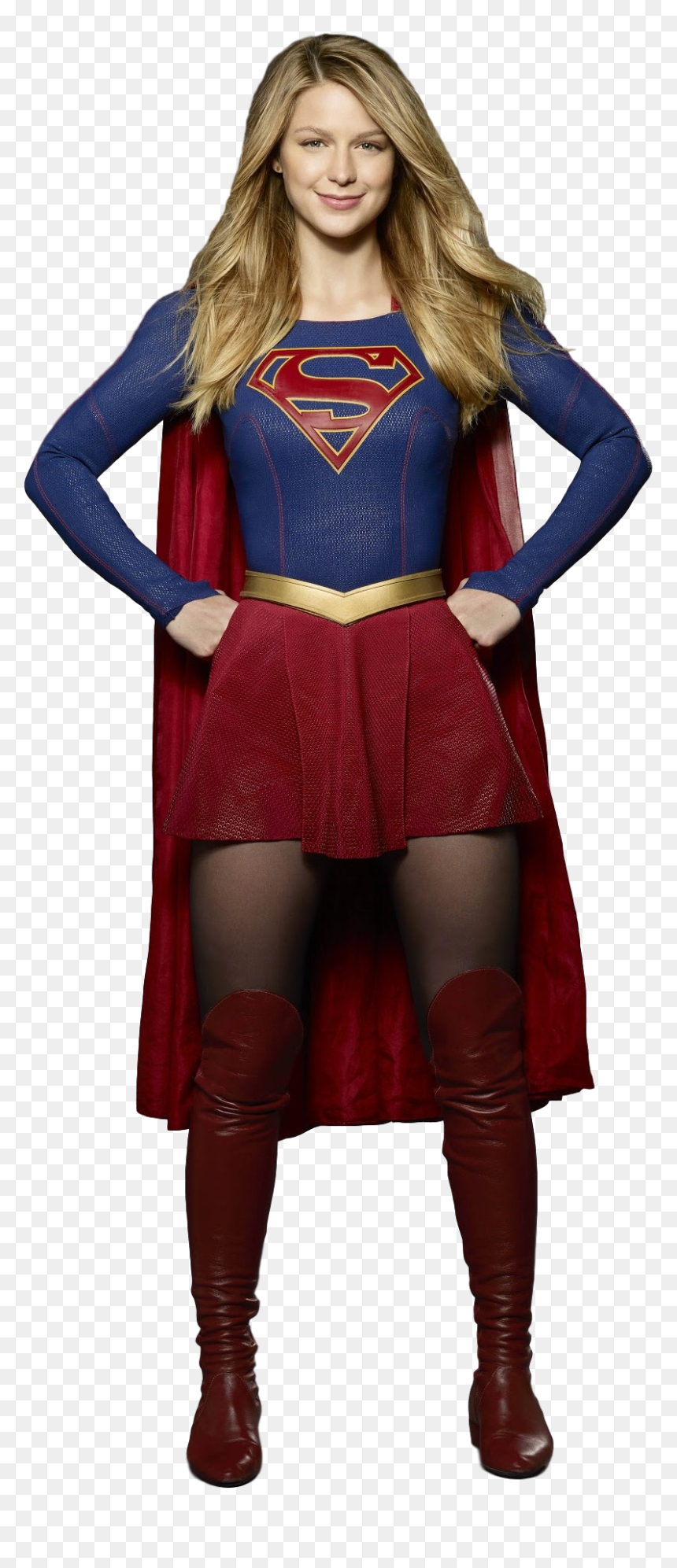 Supergirl Png - Supergirl Cardboard Cutout, Transparent Png - melissa benoist png