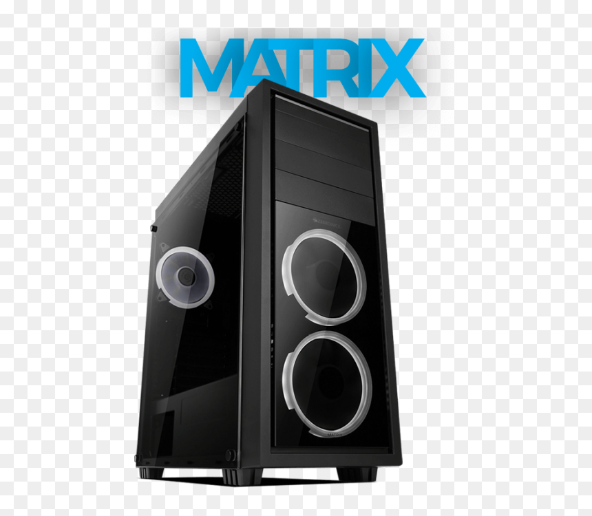 Cc-920b Zebronics Computer Case - Zebronics Matrix, HD Png Download - computer case png