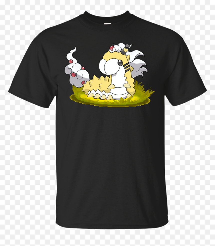 Wurmple X Mega Ampharos Fusion Mega Cotton T-shirt, HD Png Download - ampharos png