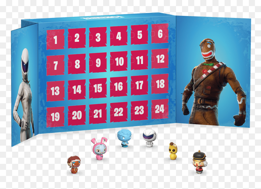 Funko Pop Advent Calendar, HD Png Download - fortnite bus png