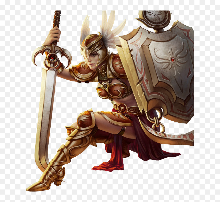 Sword - Leona League Of Legends Valkiria, HD Png Download - shield and sword png