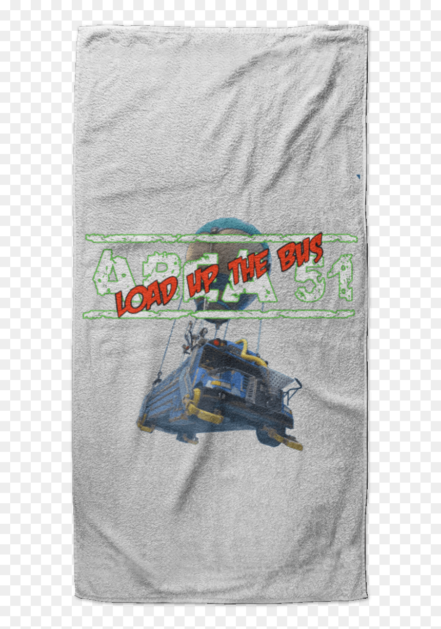 Beach Towel, HD Png Download - fortnite bus png
