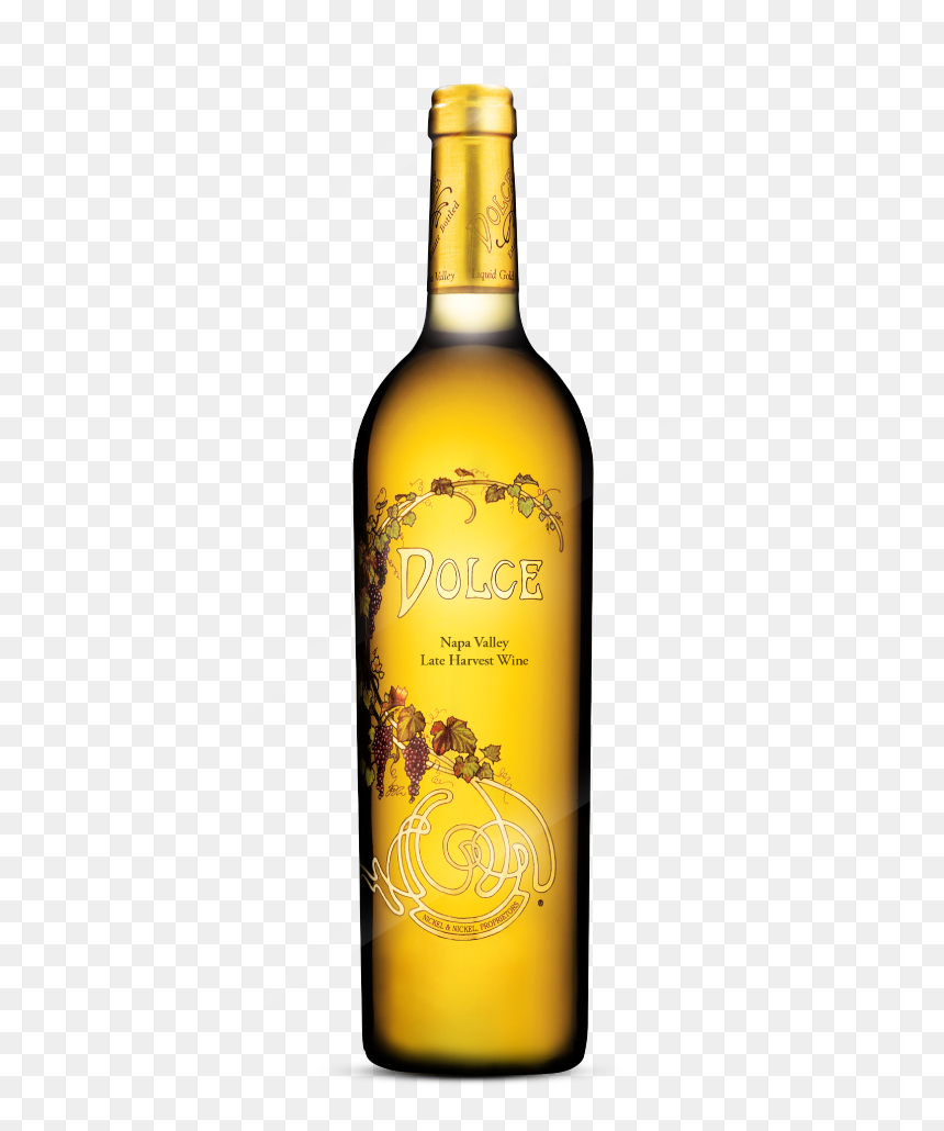 Dolce - Wine, HD Png Download - gold bottles png