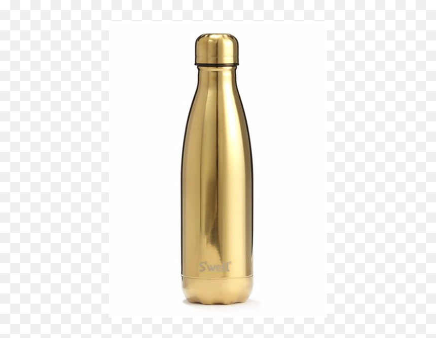 Glass Bottle, HD Png Download - gold bottles png