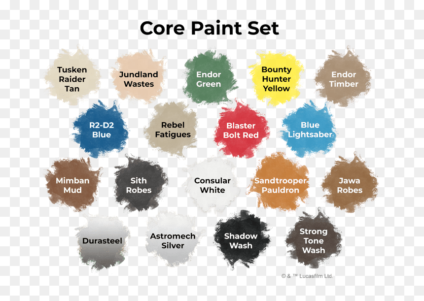 Ffg Teams Up With Army Painter For "star Wars - Star Wars Legion Core Paint Set, HD Png Download - melissa benoist png