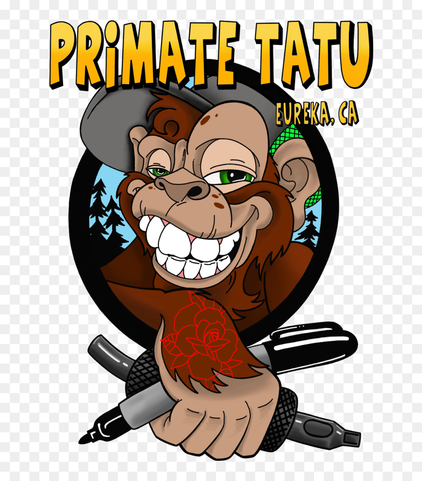 Transparent Japanese Tattoo Png - Logo Tattoo Primate, Png Download - japanese tattoo png