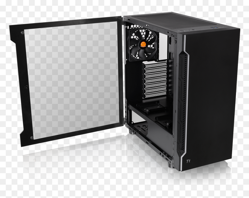 Thermaltake H200 Tg Snow, HD Png Download - computer case png