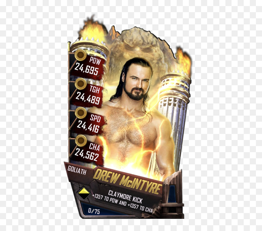 Finn Balor Wwe Supercard, HD Png Download - drew mcintyre png