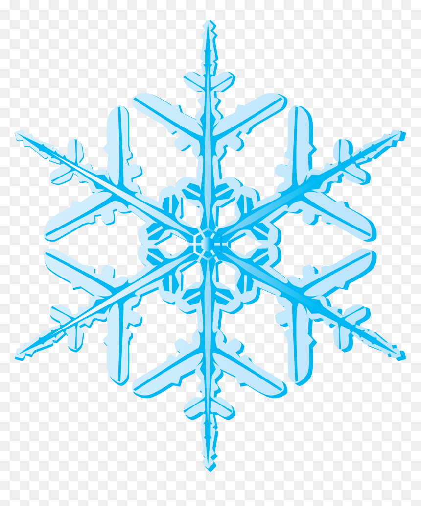 Snowflake Png Download - 雪花 图片, Transparent Png - blue snowflake png