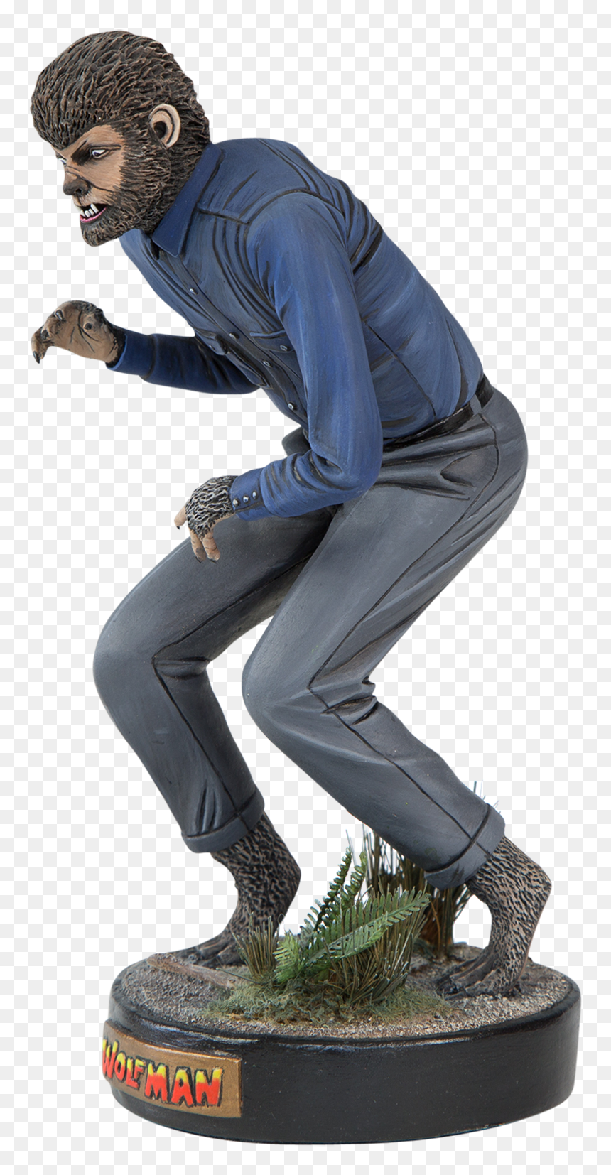 Statue, HD Png Download - wolfman png