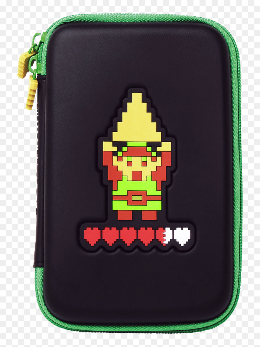 Retro Zelda Hard Pouch For The New Nintendo 3ds Xl, HD Png Download - 8 bit zelda png
