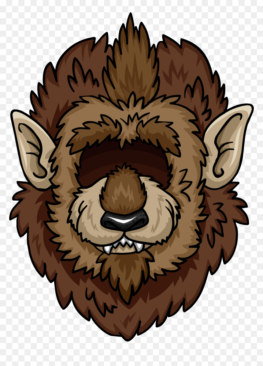 Werewolf Dogs Head, HD Png Download - wolfman png