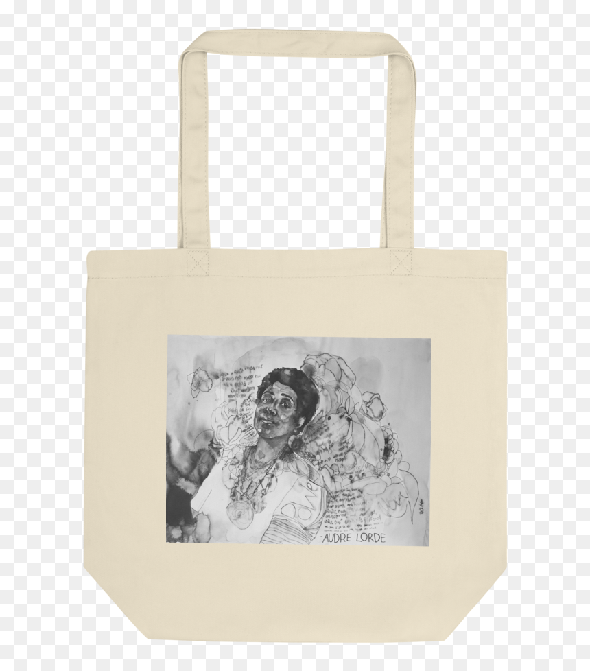Audrey-lorde Mockup Front Flat Oyster - Tote Bag, HD Png Download - lorde png