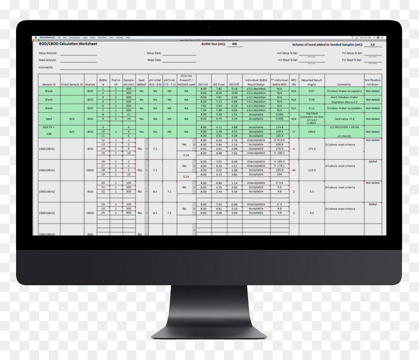 Computer Example Elns - Computer Monitor, HD Png Download - blank computer screen png