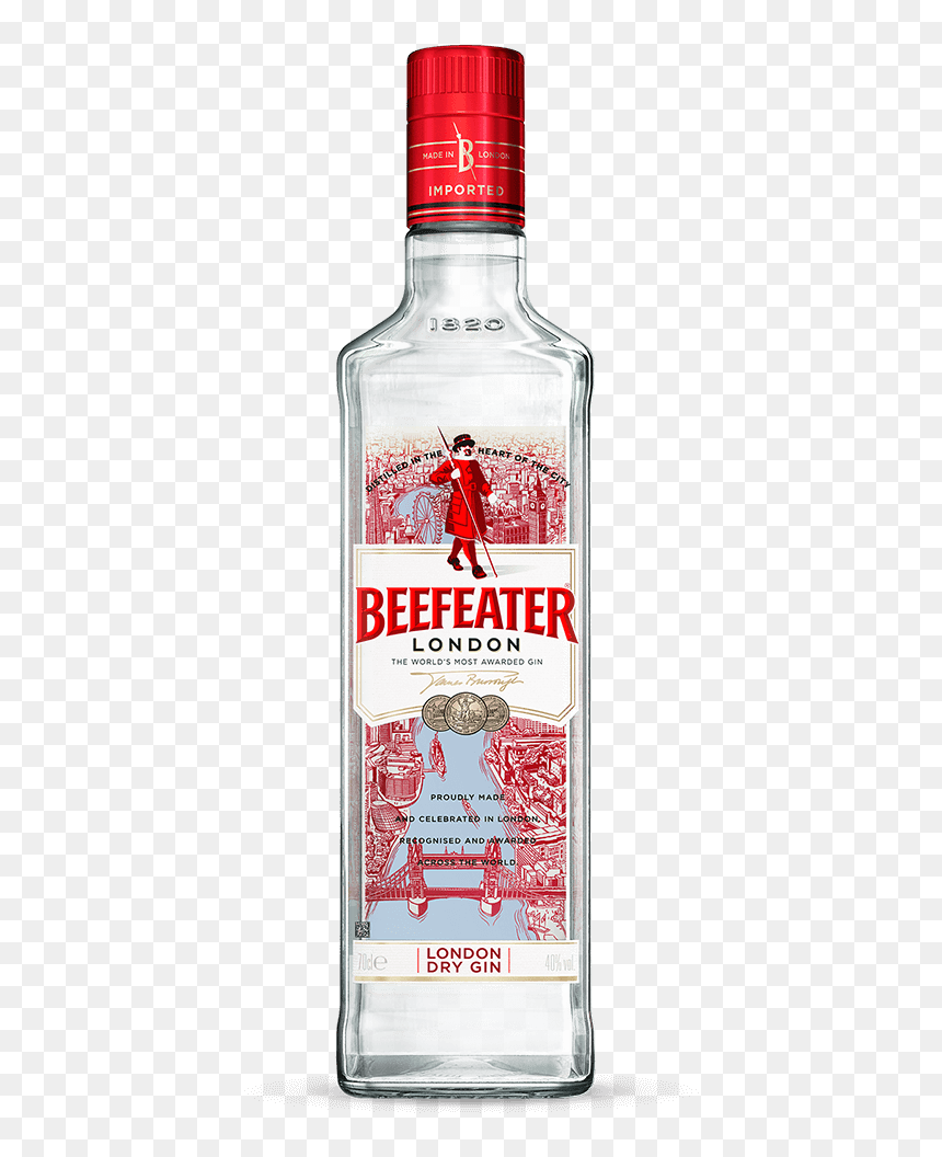 Transparent Fiji Water Bottle Png - Gin Beefeater, Png Download - fiji water bottle png