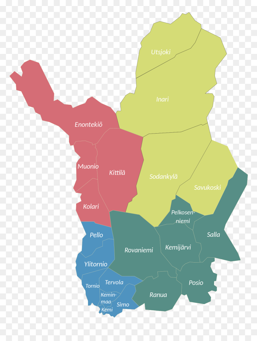 Finland Lapland Map, HD Png Download - jay lethal png