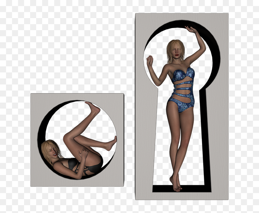 Model, Swimsuit, Bikini, Sexy, Fashion, Swimwear, Body - Illustration, HD Png Download - swimsuit model png