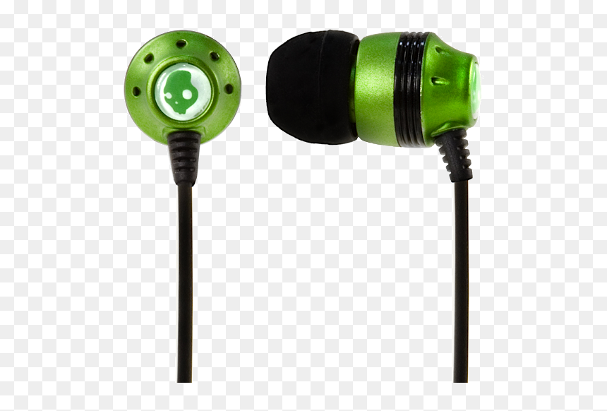 Skullcandy Ink"d Earphones "
 Title="click To Enlarge - Earbuds Views, HD Png Download - skull with headphones png