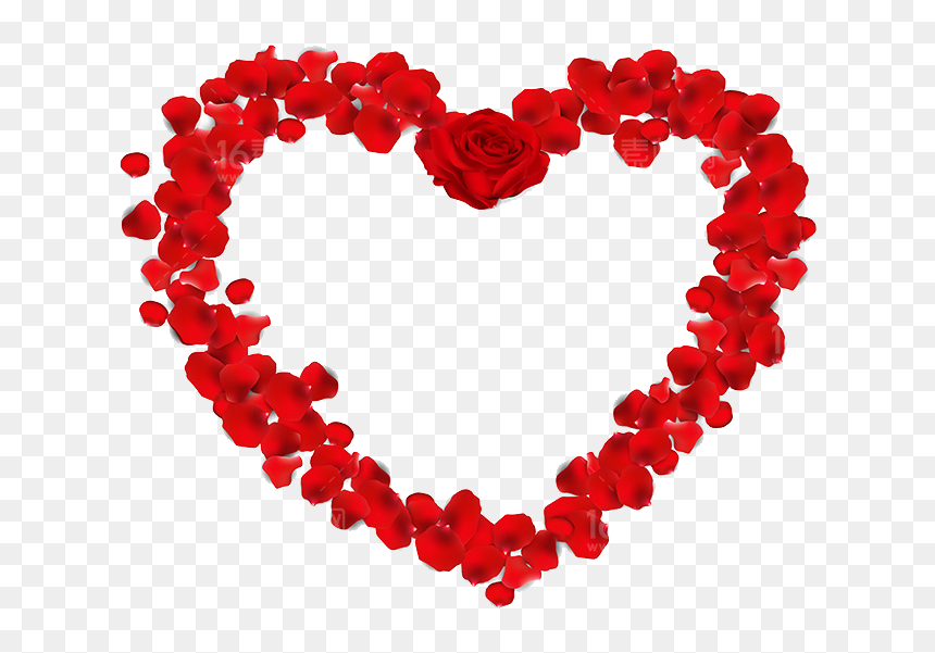 Heart Rose Png Image Transparent - Heart Transparent Pic Frame, Png Download - gothic heart png