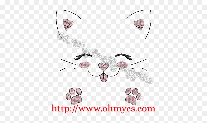 Illustration, HD Png Download - kitten face png