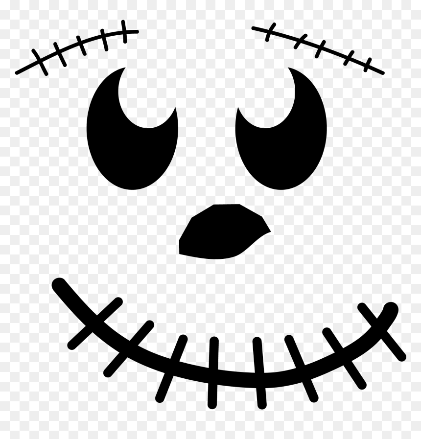 Pumpkin Face Png - Transparent Png Pumpkin Face, Png Download - youtube sad face png