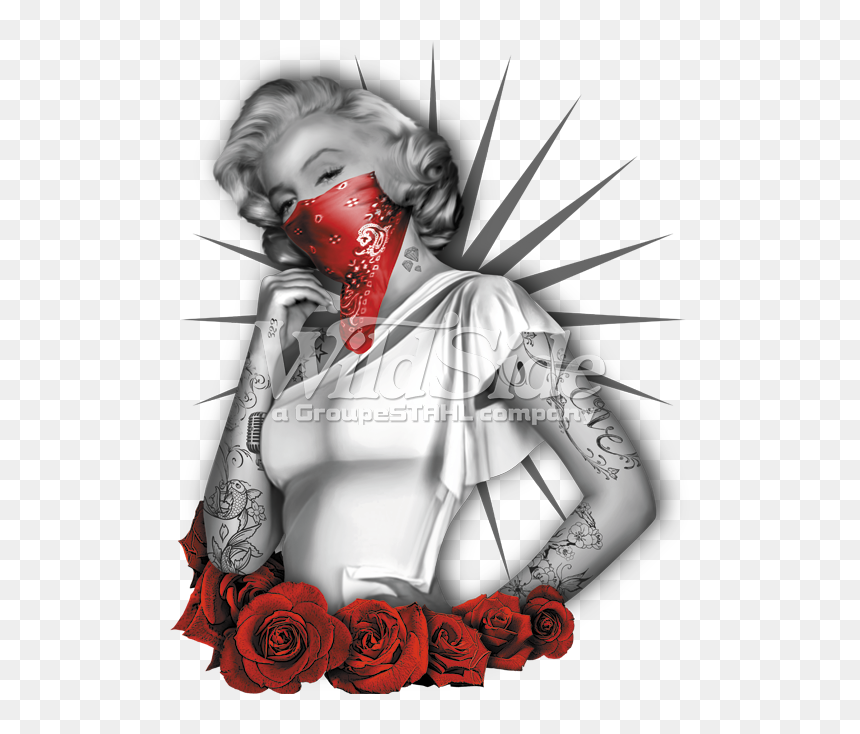 Clip Art Marilyn Roses The Wild - Png Ganster, Transparent Png - gangsta png
