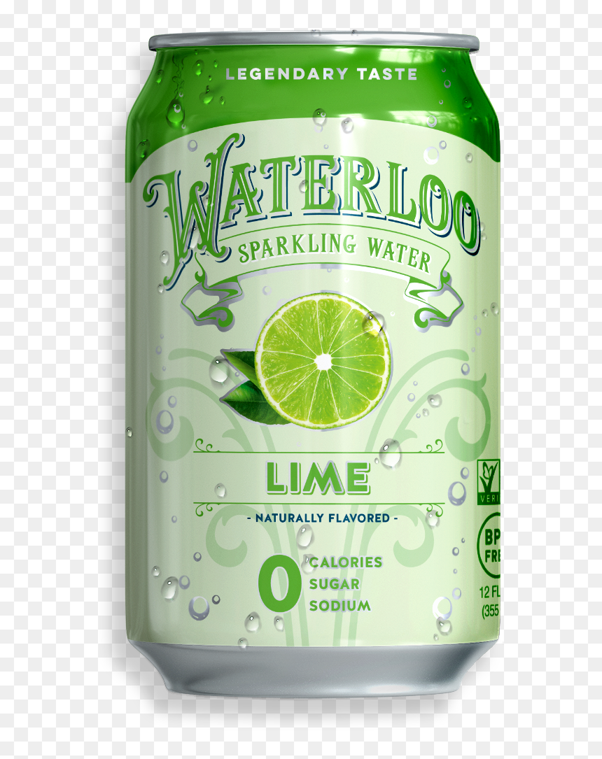 Can Lime - Waterloo Sparkling Water Grapefruit, HD Png Download - lemon lime png