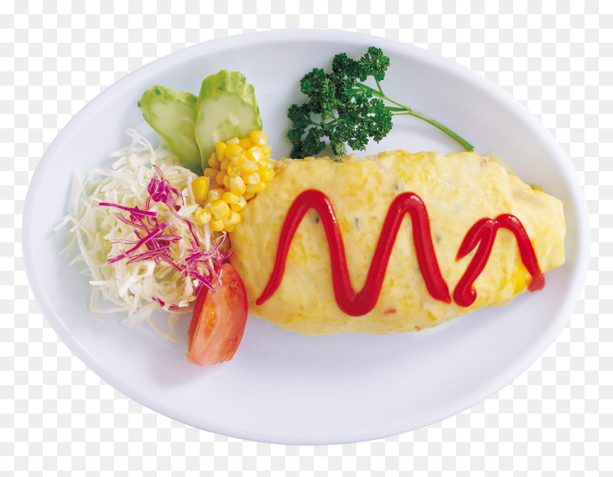 Omelette Png - Omurice Png, Transparent Png - garnish png