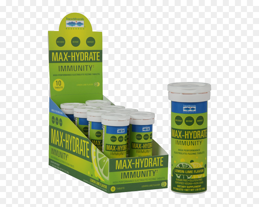 Trace Minerals Max-hydrate Endurance, HD Png Download - lemon lime png