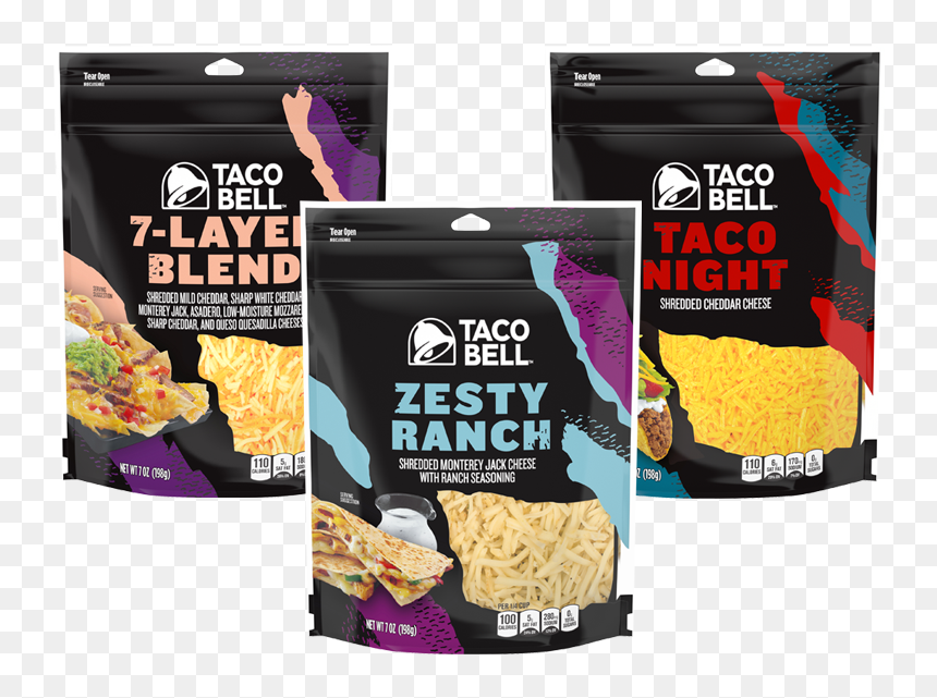 Taco Bell Shredded Cheese , Png Download - Taco Bell Cheese, Transparent Png - shredded cheese png