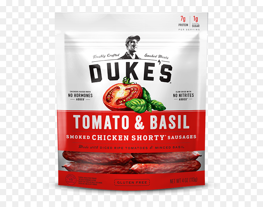 Tomato & Basil - Dukes Green Chile Sausages, HD Png Download - duke png