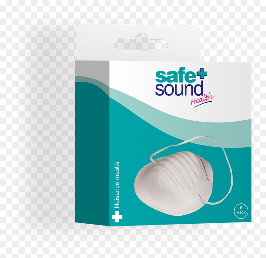 Safe And Sound Health Disposable Dust Mask - General Supply, HD Png Download - surgical mask png