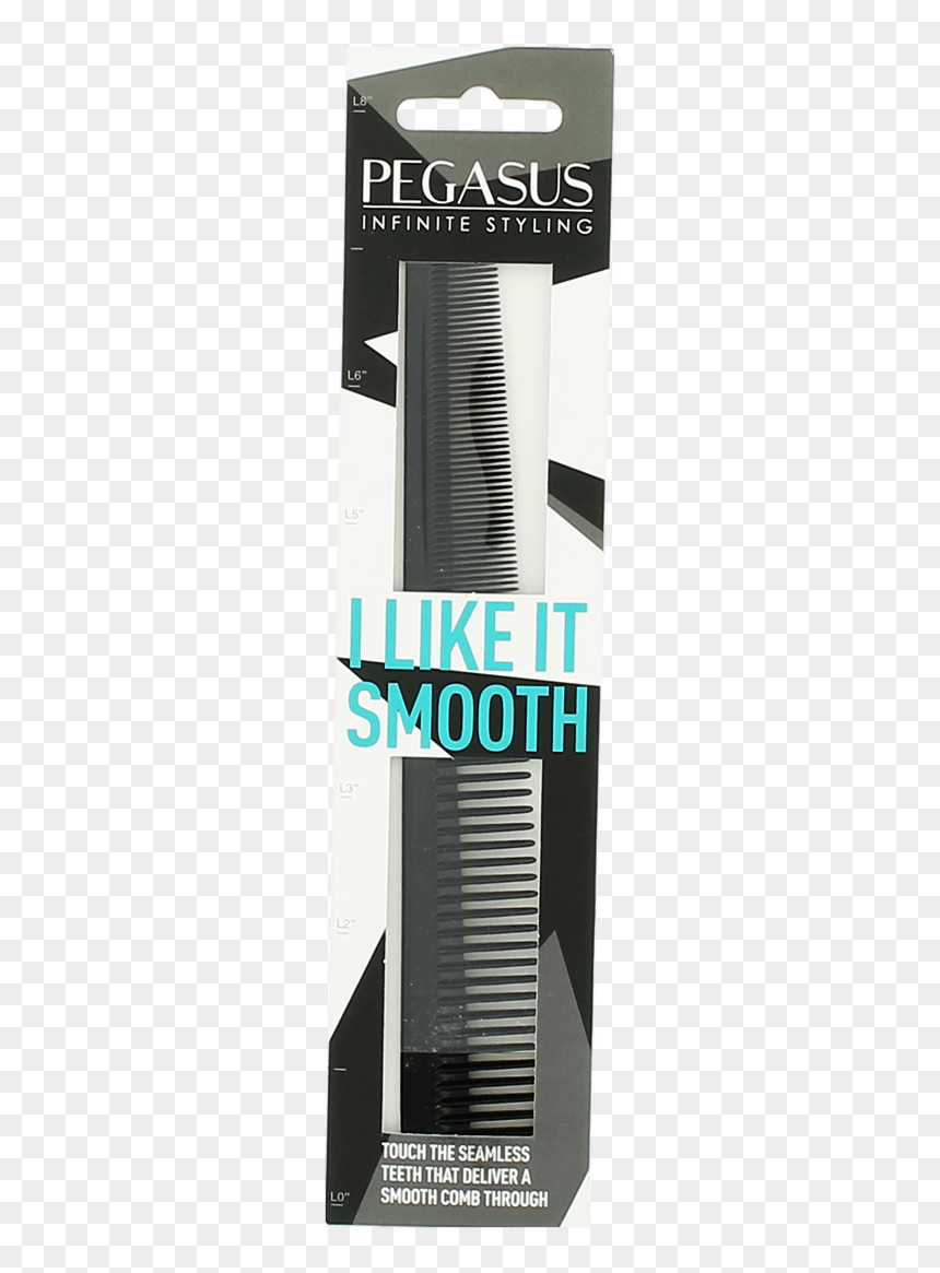 Pegasus Hard Rubber Tapered Barber Comb, HD Png Download - barber comb png