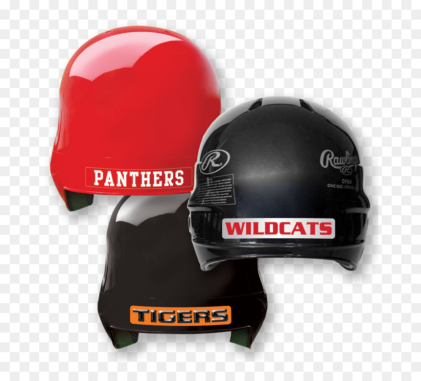 View - Cool Softball Helmet Decals, HD Png Download - panthers helmet png
