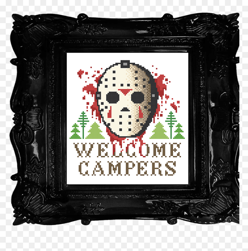 Jason Voorhees Cross Stitch, HD Png Download - jason vorhees png