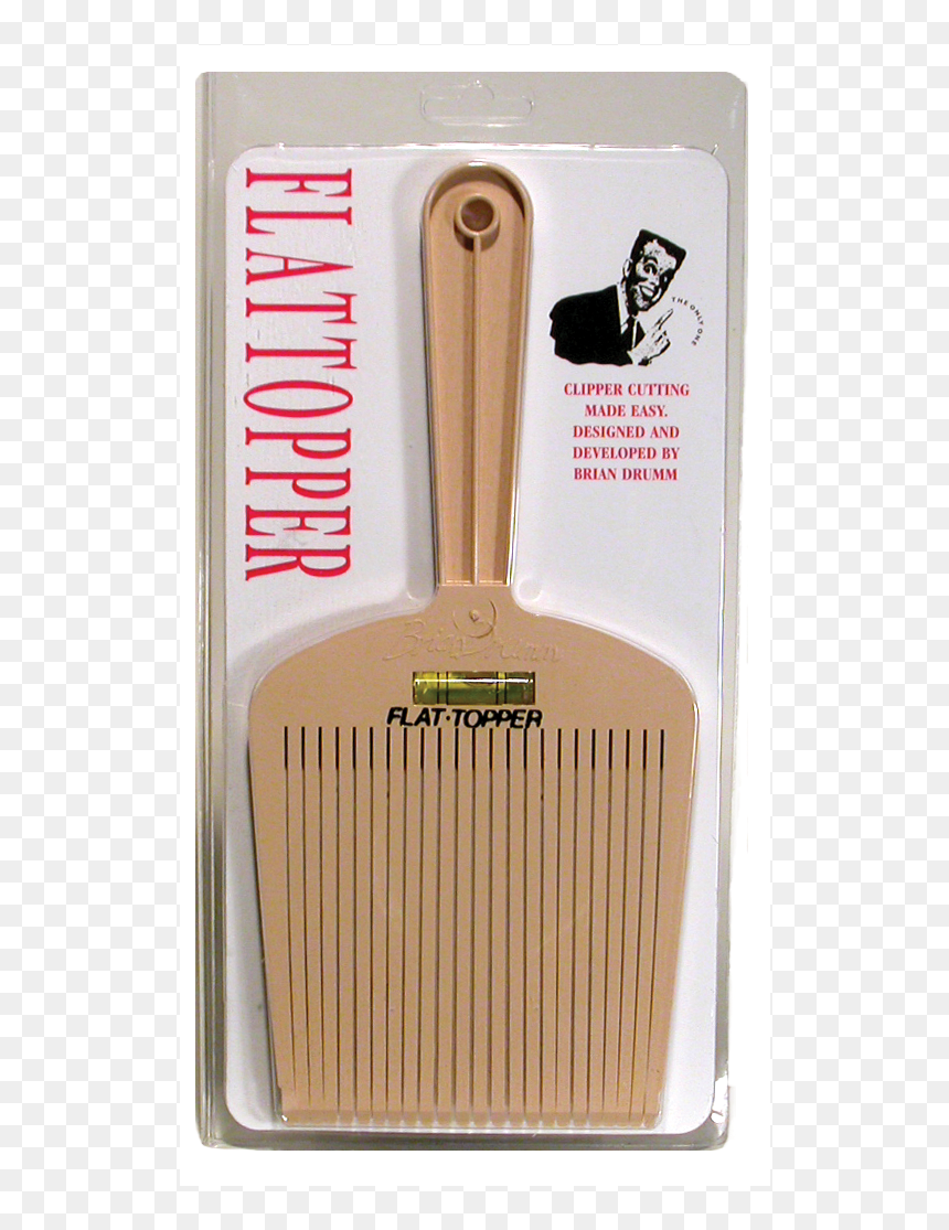Flat Topper Comb With Level, HD Png Download - barber comb png
