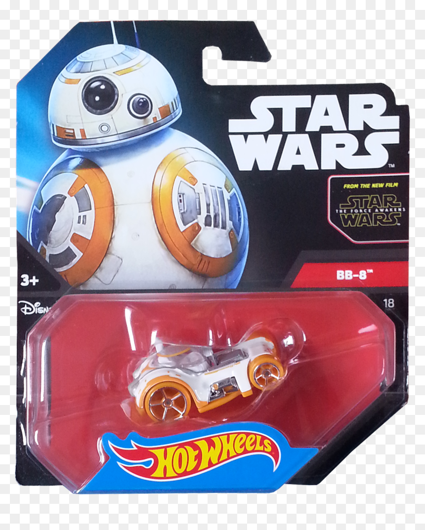 Bb-8 Package Front - Hot Wheels Star Wars Bb 8, HD Png Download - bb-8 png