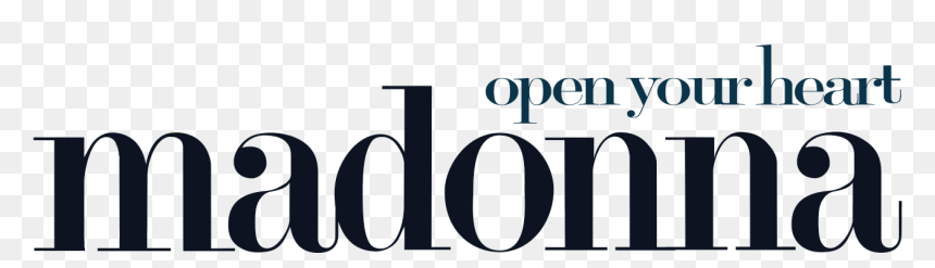 Open Your Heart Logo - Madonna Open Your Heart Logo, HD Png Download - open heart png