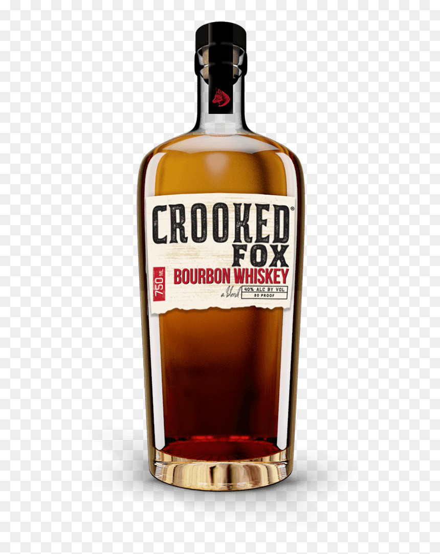 Crooked Fox - Bourbon Whiskey - Crooked Fox Bourbon Whiskey, HD Png Download - whisky png