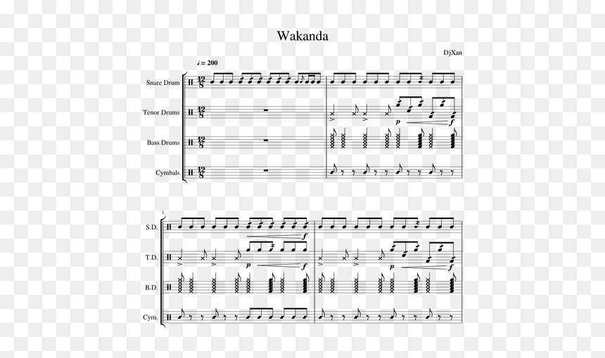 Music, HD Png Download - wakanda png