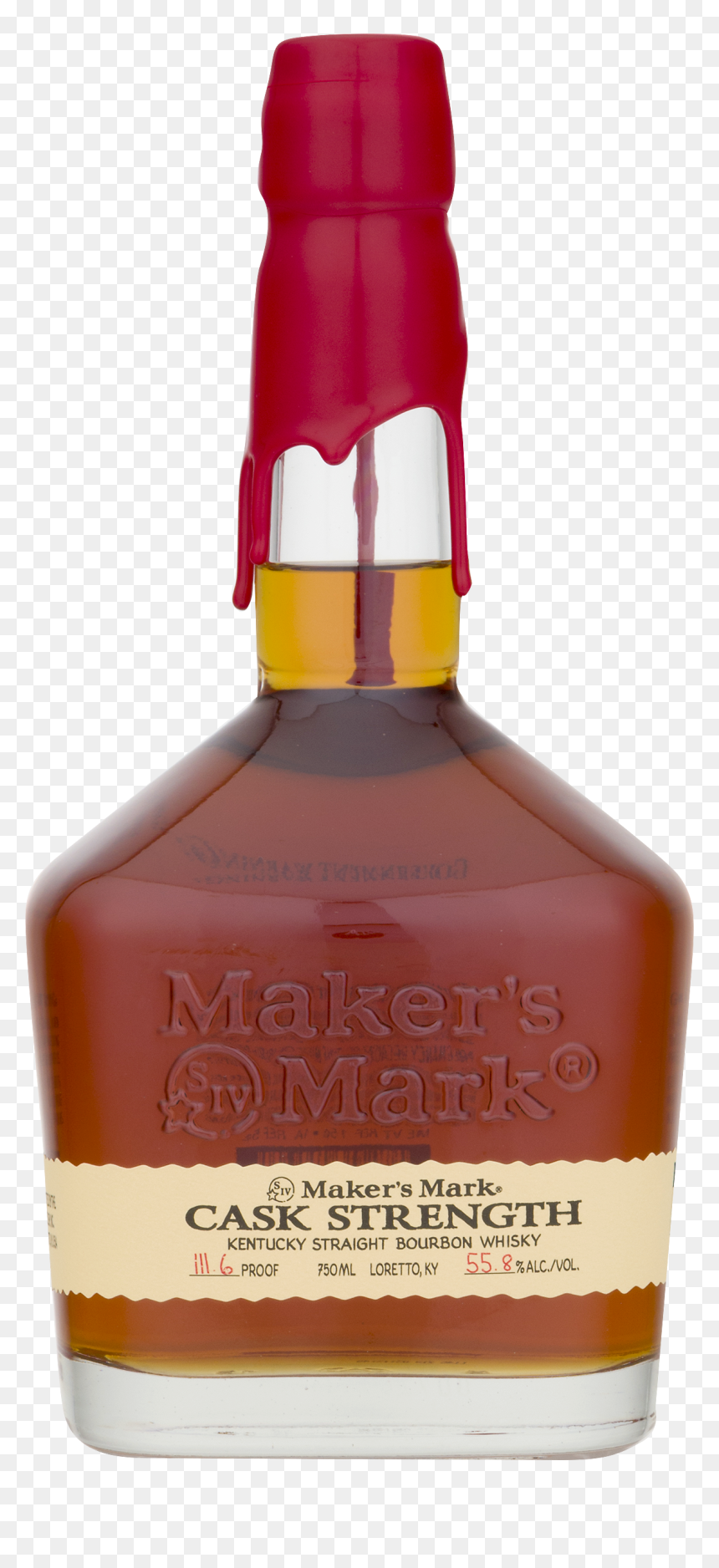 Maker's Mark Cask Strength Bourbon 750ml, HD Png Download - whiskey shot png