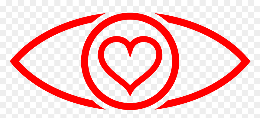 Heart Eye Png, Transparent Png - open heart png