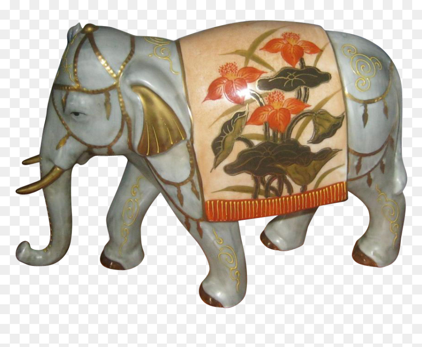 Clip Art Large Beautiful Japanese Elephant - Indian Elephant, HD Png Download - elephants png