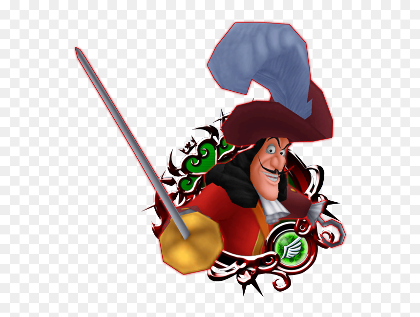 Download Captain Hook Png Transparent Image For Designing - Xion Medal Khux, Png Download - captain hook png