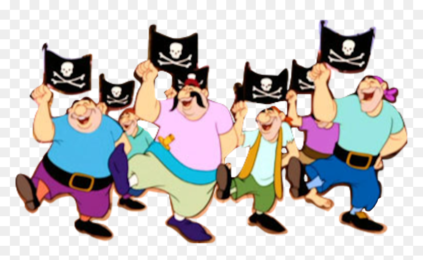 Captain Hook& - Peter Pan Captain Hook Crew, HD Png Download - captain hook png